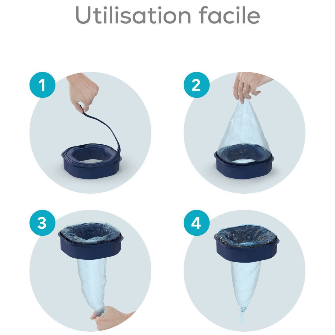Pack de 12 recharges octogonales pour poubelle à couches Dress Up (Angelcare) - Image 5