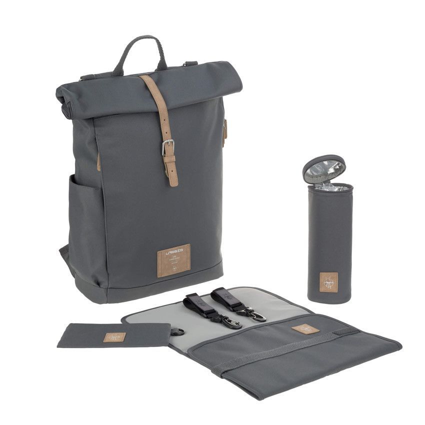 Sac à langer Rolltop Up - Anthracite - Gris (Lassig) - Image 2