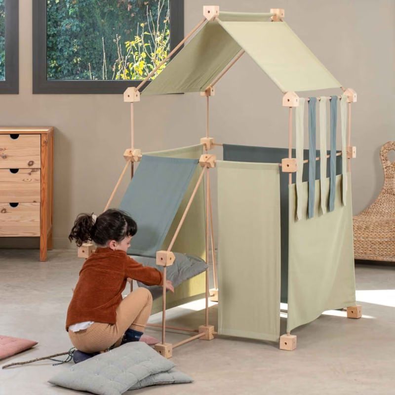 Jeu de construction géant en bois et ti (Trigonos) - Image 1