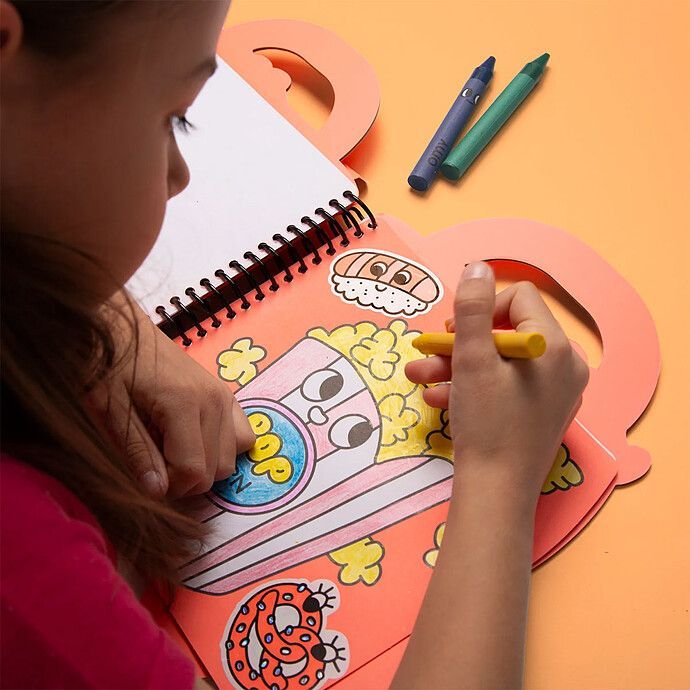 Super Coloring & Stickers Book - Yummy (Omy) - Image 1