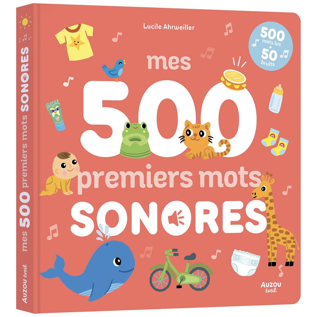 Livre Mes premiers 500 mots sonores (Auzou Editions) - Couverture