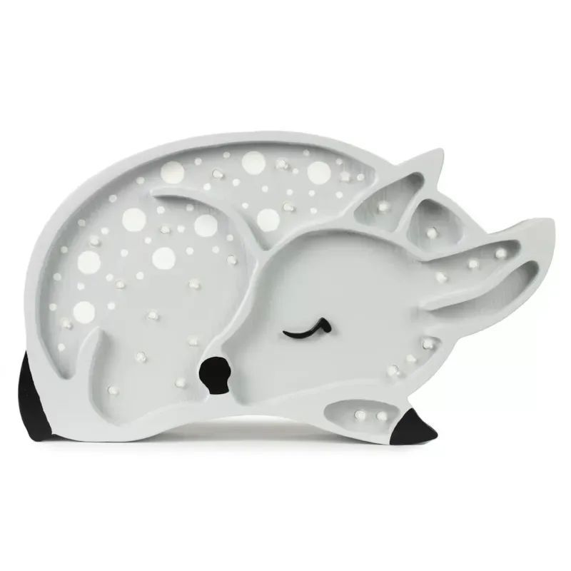 Lampe veilleuse faon gris clair (Little Lights) - Image 1