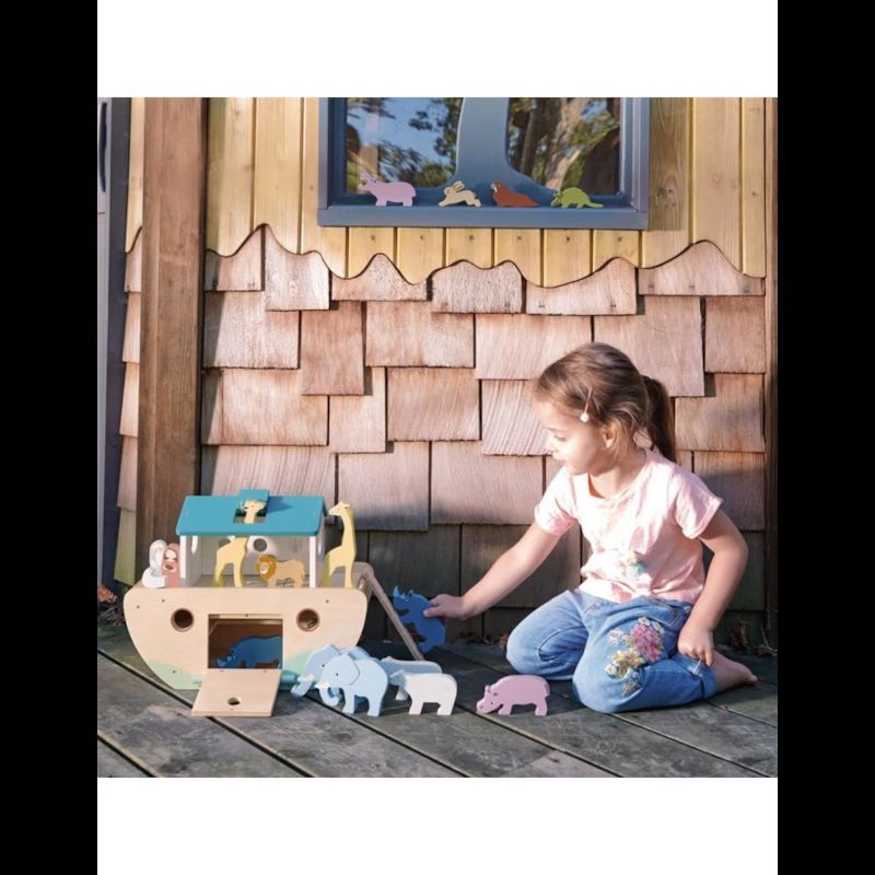 L'arche de noé en bois d'hévéa (Tender Leaf Toys) - Image 2