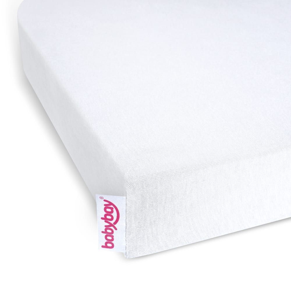 Lot de 2 draps housse pour matelas cododo babybay maxi comfort + (BABYBAY) - Image 1