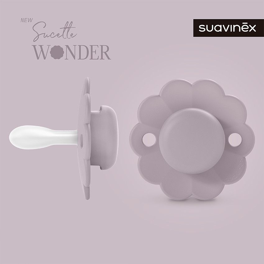 Sucette silicone réversible SX Pro 6-18M Wonder mist lavander - Violet (Suavinex) - Image 2