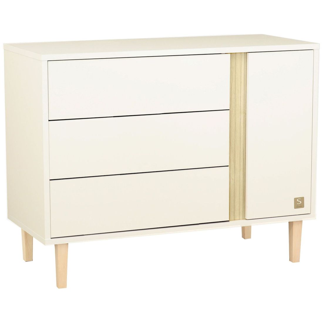 Commode 3 tiroirs et 1 porte Paloma (Sauthon) - Couverture