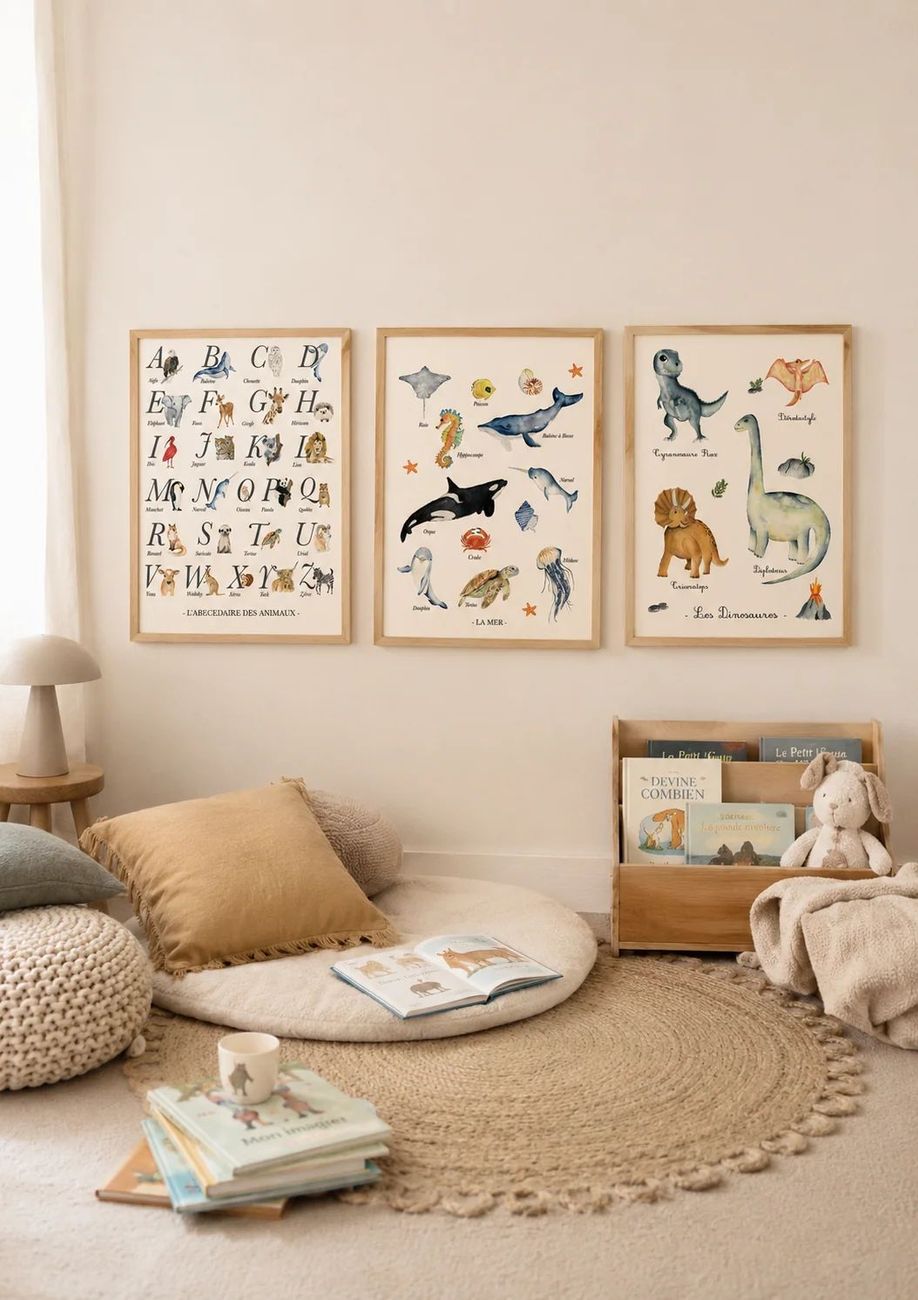 Affiche La Mer aquarelle, poster océan pour chambre bébé et enfant (Les Aquarelles de Marlène) - Image 4