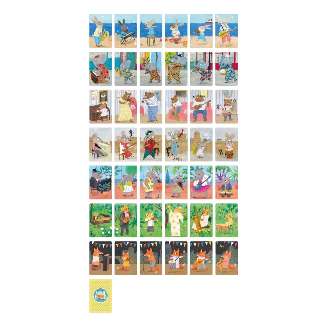 Londji - Jeu de cartes - Animals Big Band (Londji) - Image 1