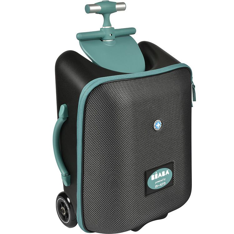 Valise avec assise de voyage Luggage Eazy bleu et vert (Béaba) - Image 1