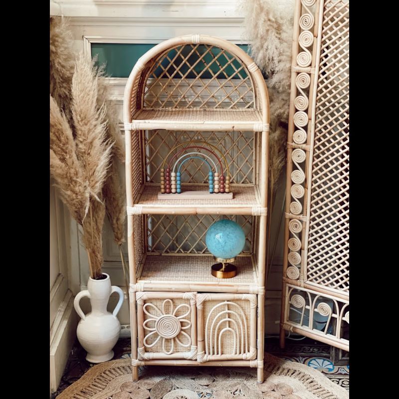 Cabinet en rotin sunshine (Terracotta) - Couverture