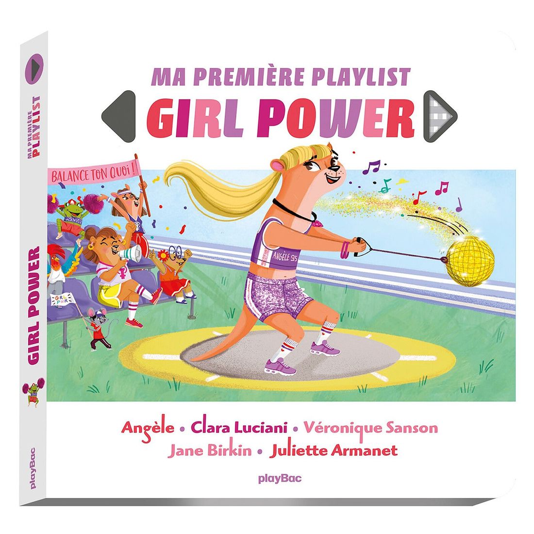 Livre Musical Ma Première Playlist Girls Power (playBac) - Couverture