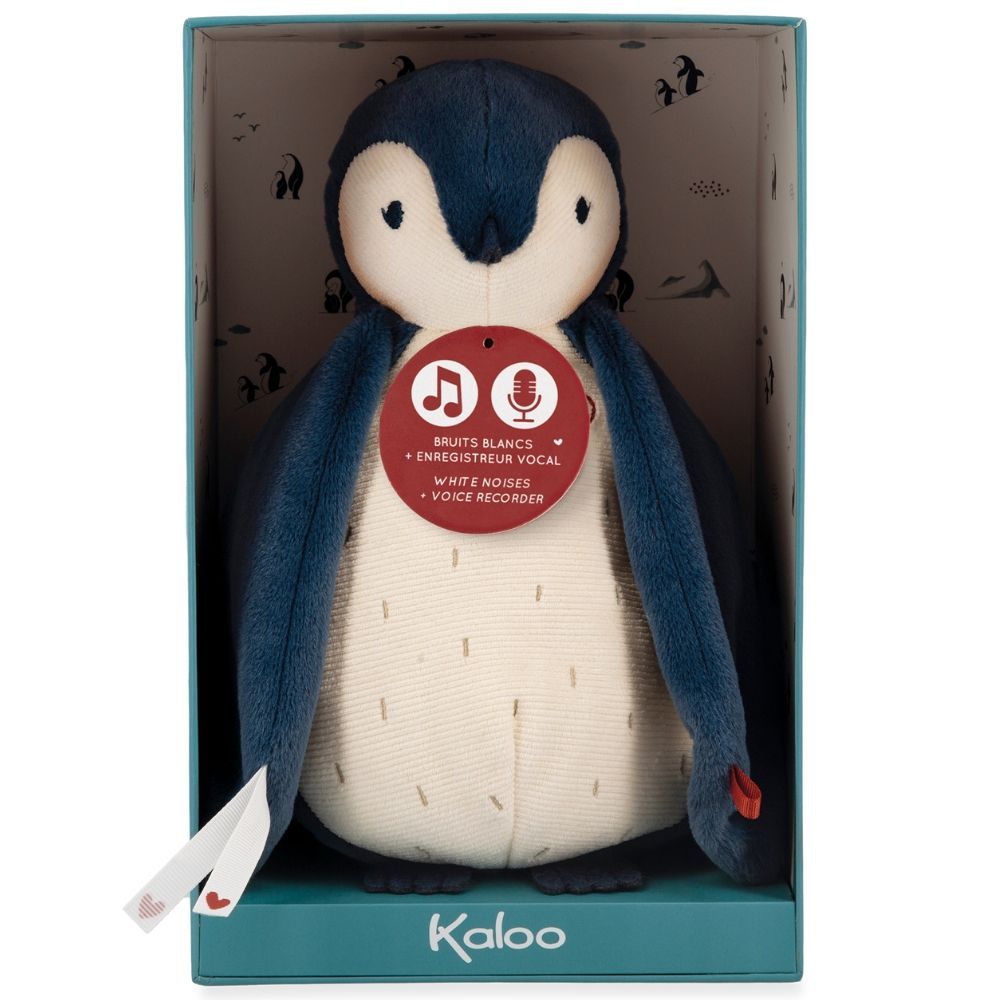 Peluche enregistreuse vocale et bruits blancs Manchot bleu (25 cm) (Kaloo) - Image 8