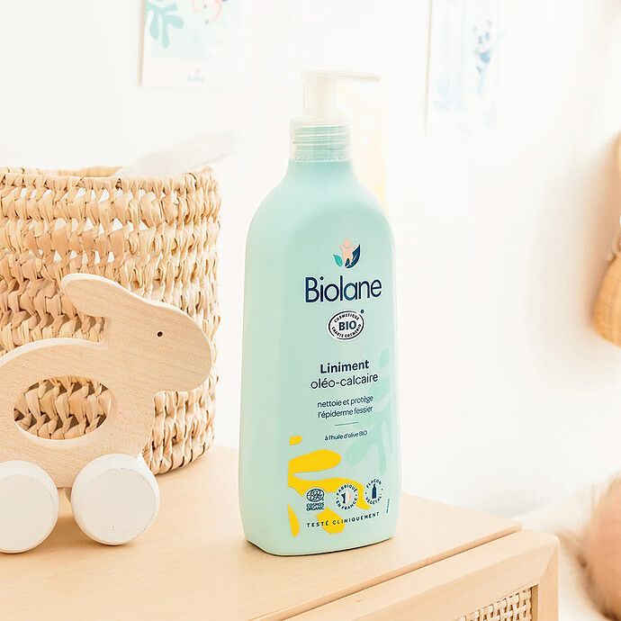 Liniment Oléo-calcaire Biologique - 500 ml (Biolane) - Image 3