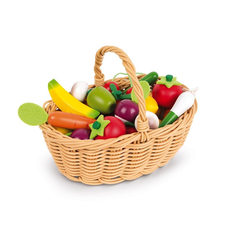 Panier de 24 fruits et légumes (Janod) - Couverture