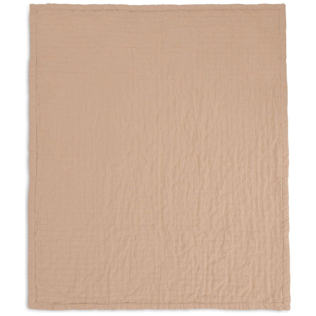 Couverture en gaze de coton Jacquard Biscuit (75 x 100 cm) (Jollein) - Image 8