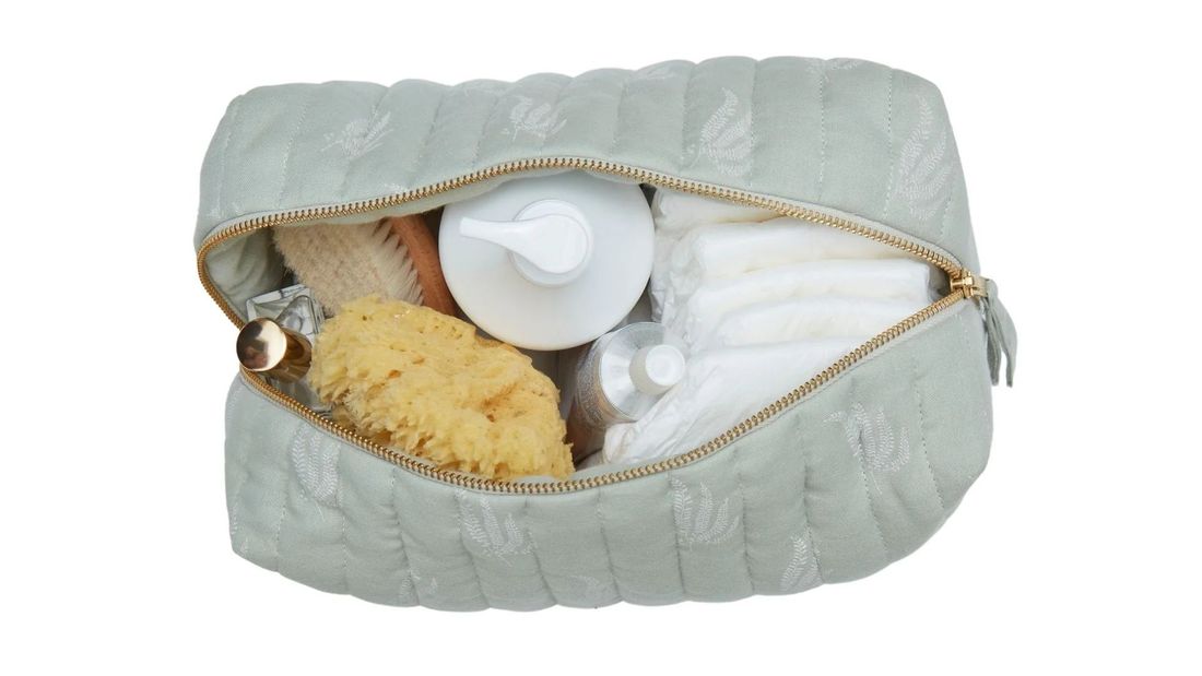 Trousse de toilette Fougère Blanc Craie (Orso Paris) - Image 2
