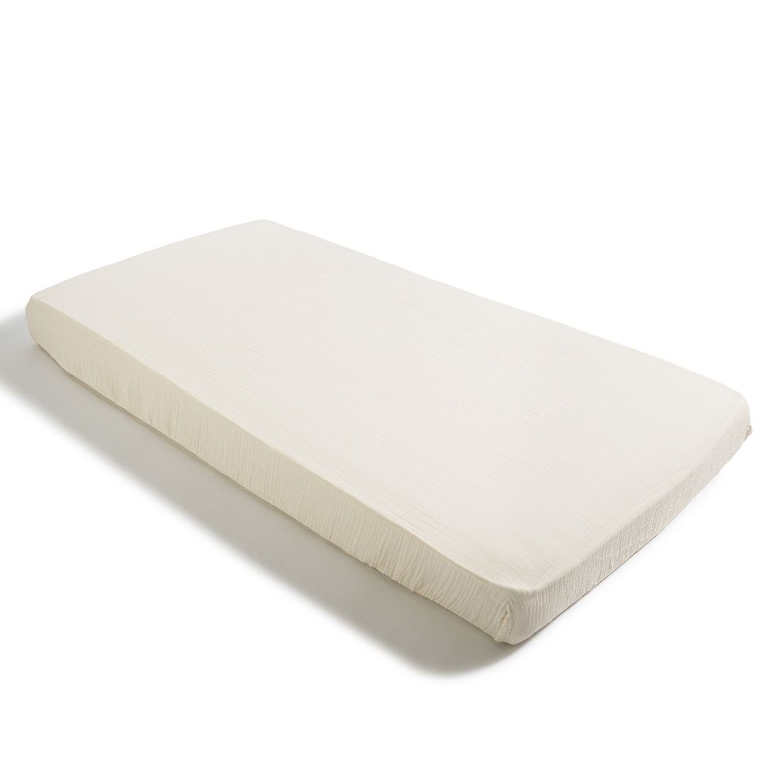 Lot de 2 draps housses bébé gaze de coton (Petit à petit) - Image 2