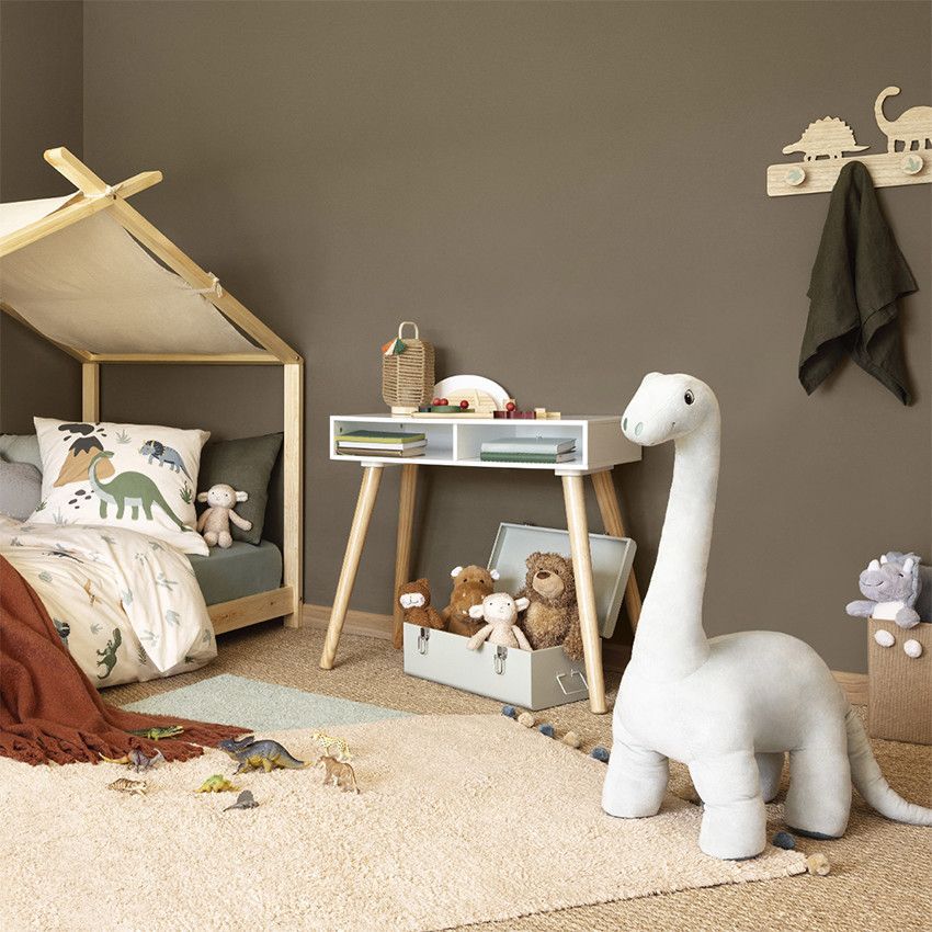 Peluche dinosaure XL Elio le diplodocus - Bleu clair (Atmosphera) - Image 2