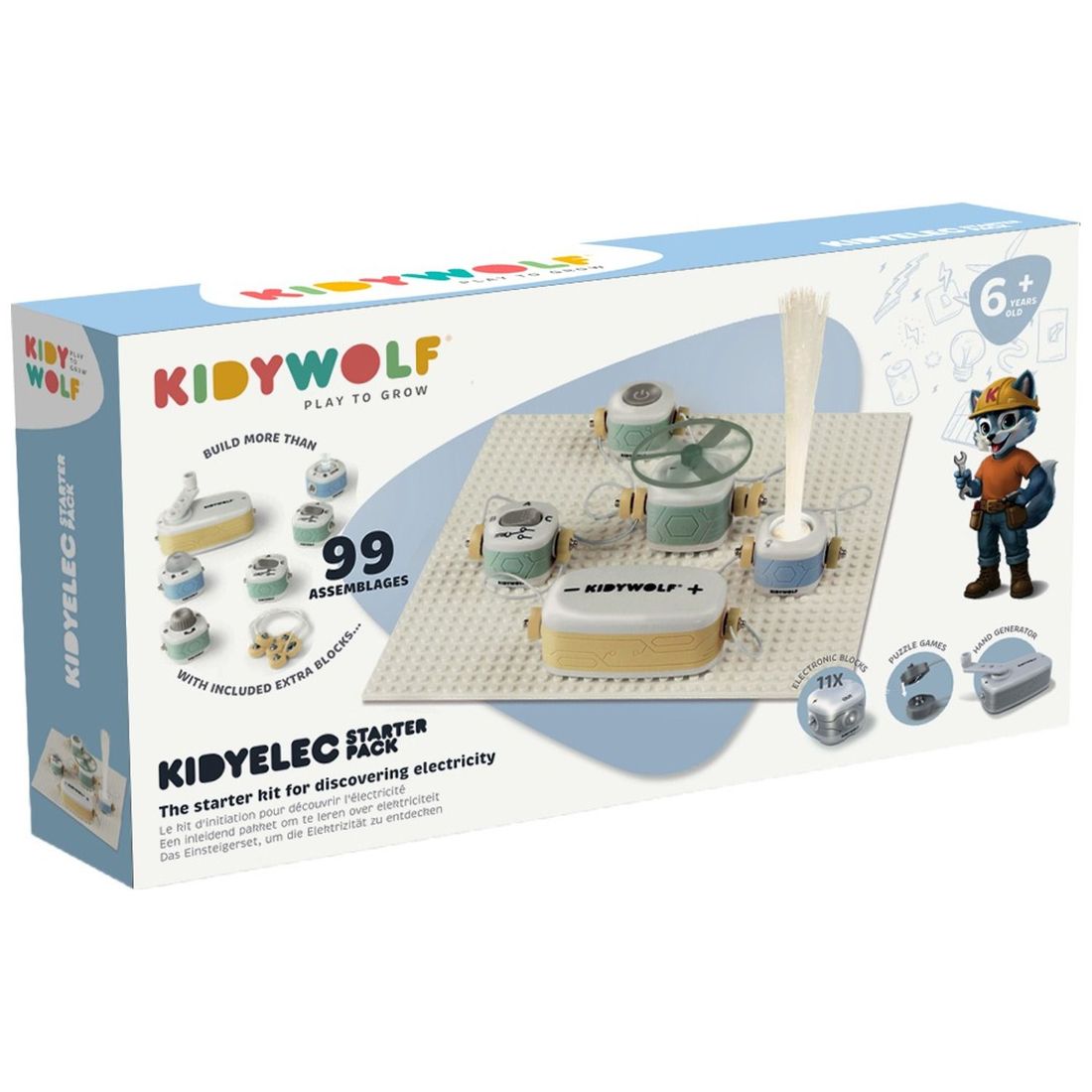 Premier kit d’électricité pour enfant KIDYELEC Starter (dès 6 ans) (Kidywolf) - Image 6