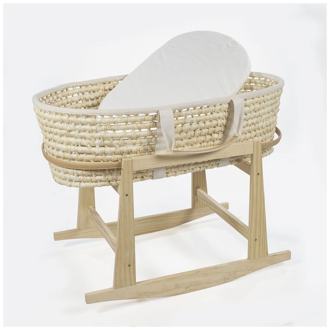 Couffin en osier et matelas (80 x 40 cm) (Pasito a pasito) - Image 6