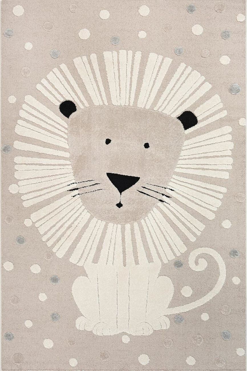 Tapis pour chambre enfant facile entretien, beige, 140 x 200 cm (The carpet) - Image 1