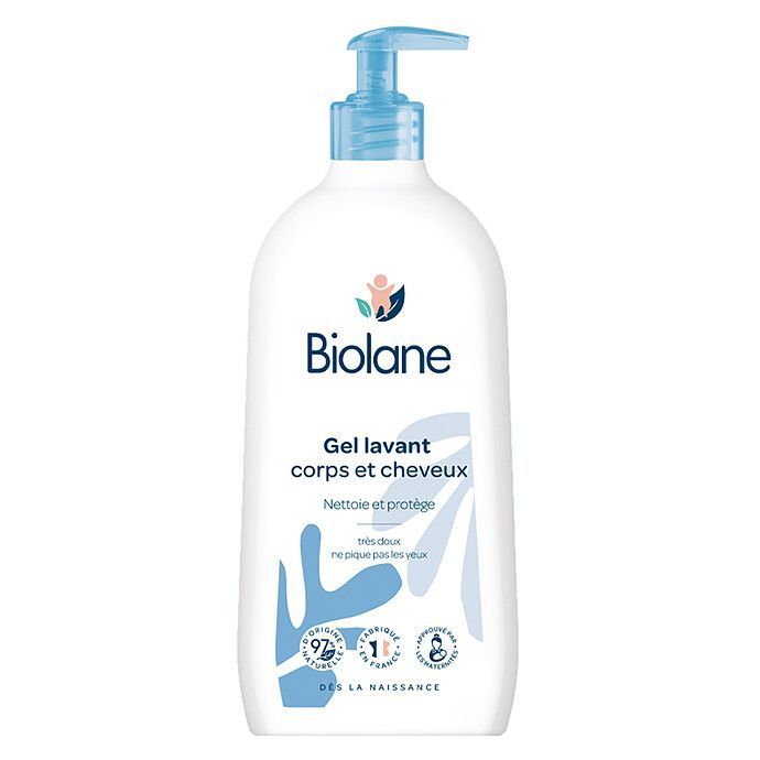 Gel Lavant Corps et Cheveux 2-en-1 - 350 ml (Biolane) - Image 1
