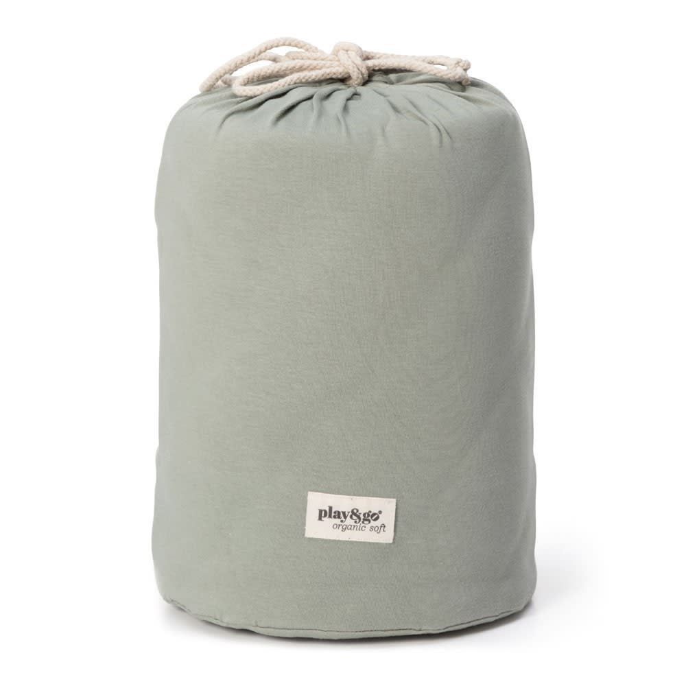 Tapis de jeu nomade 2 en 1 en coton bio Meadow Green (Play & Go) - Image 2
