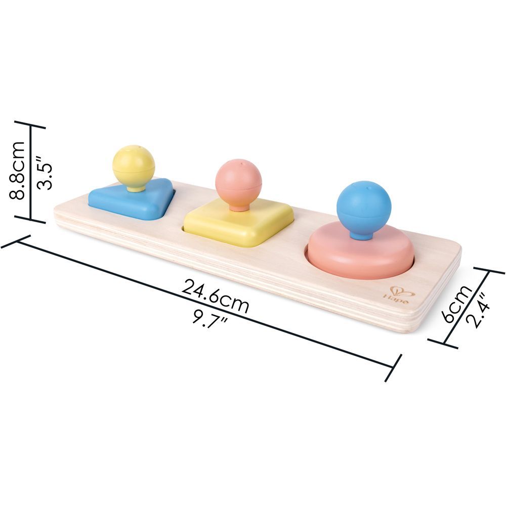Puzzle trieur de formes Montessori en riz (Hape) - Image 6