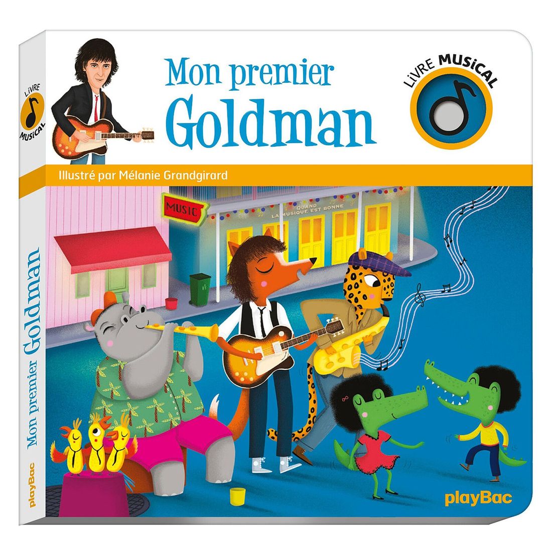 Livre Musical Mon Premier Goldman (playBac) - Couverture