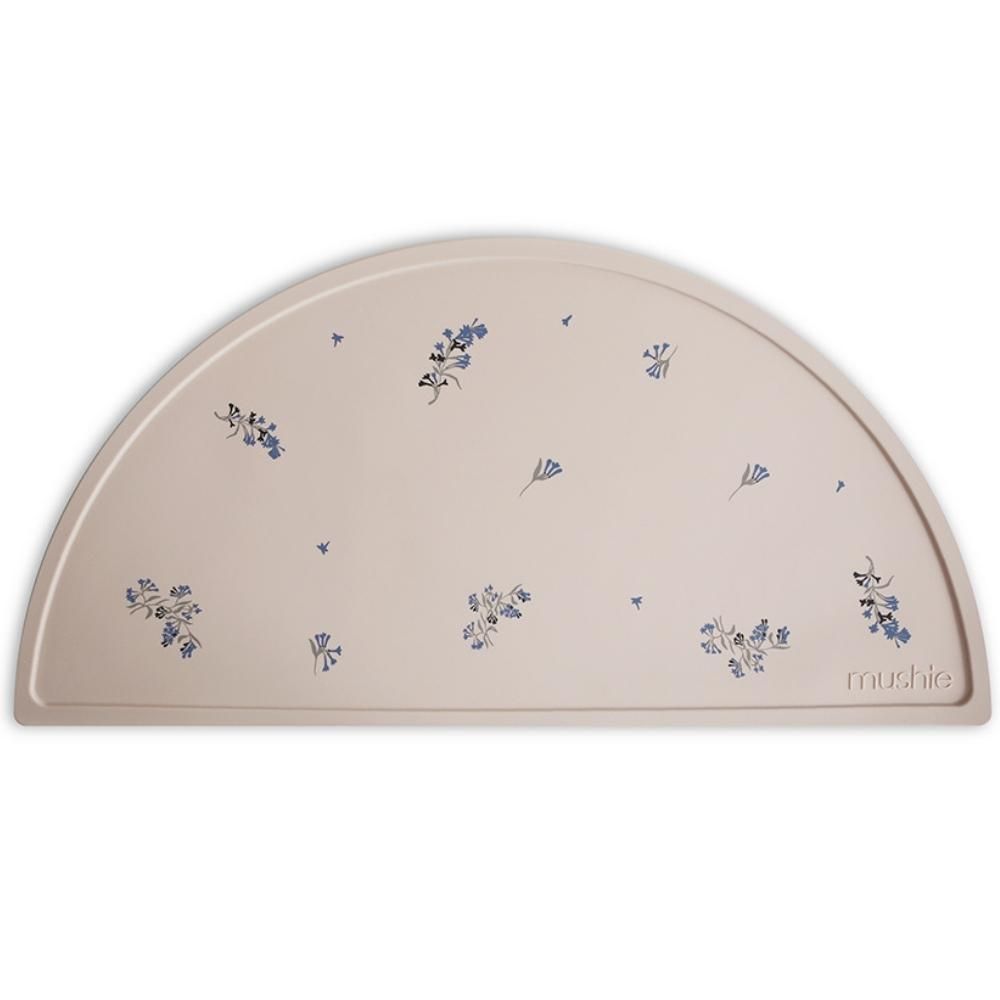 Set de table en silicone Lilac flowers (Mushie) - Image 1