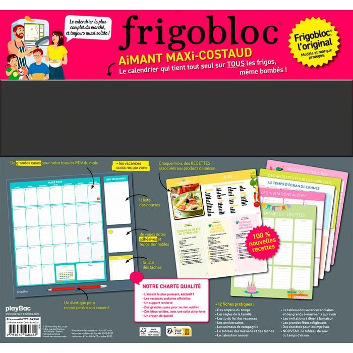 Frigobloc mensuel 2027 (Play Bac) - Image 1
