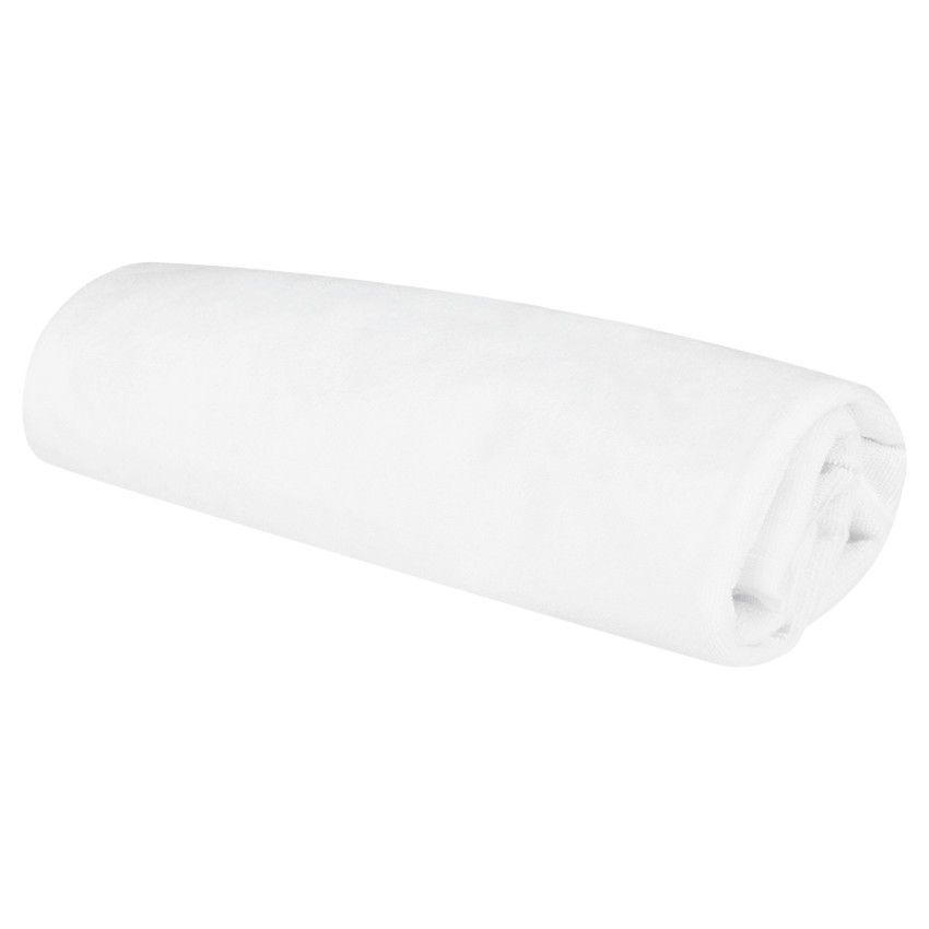 Alèse protège matelas plastifié en éponge bouclette 70x140cm - Blanc (Prémaman) - Couverture