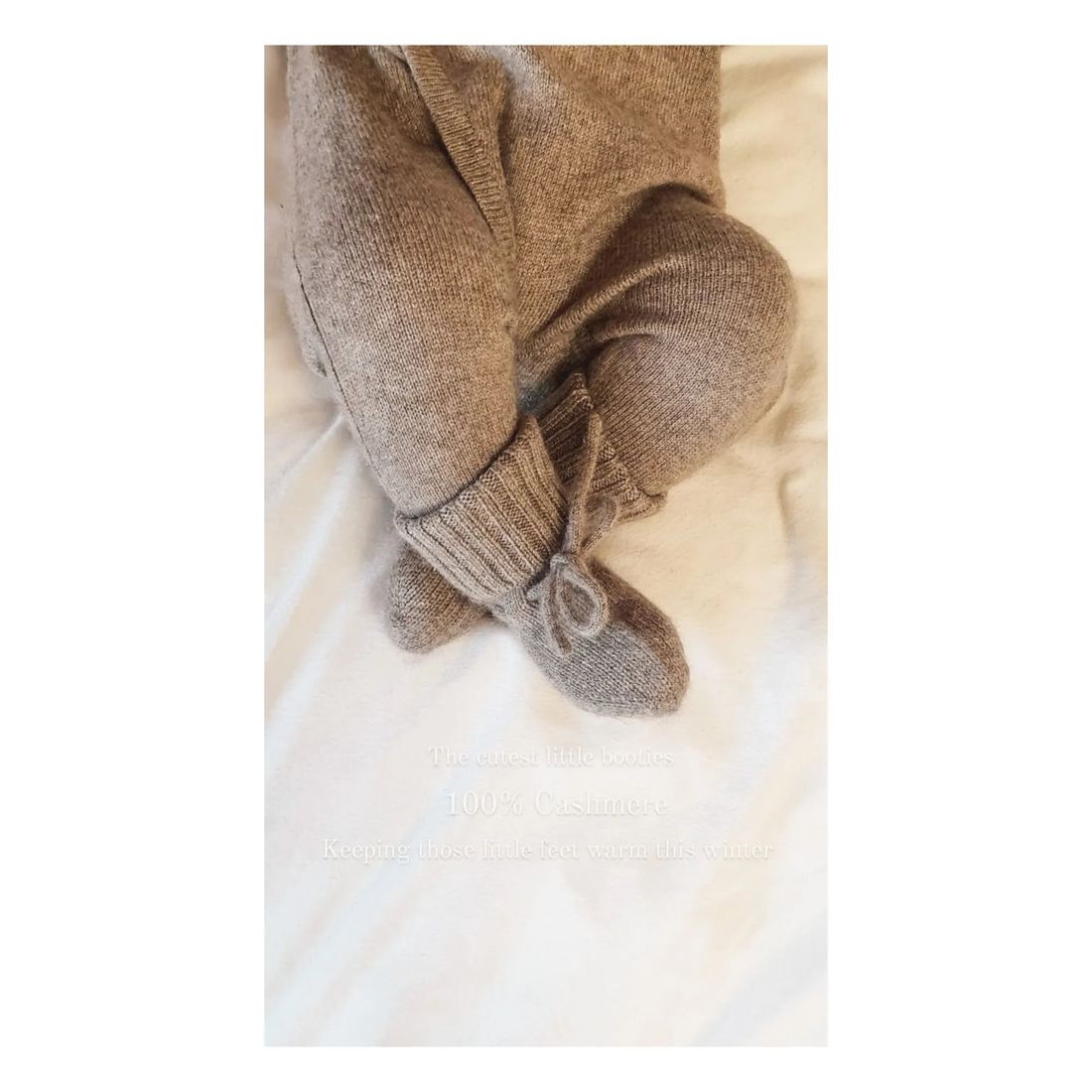 My Little Freckle - Chaussons Cachemire Bio Fold Down (My Little Freckle) - Image 2