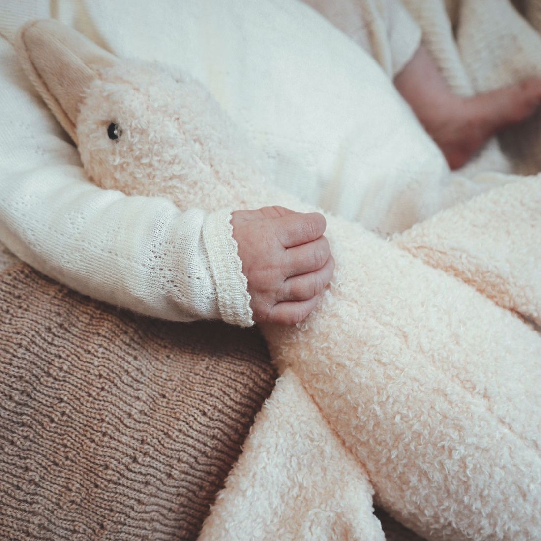 Peluche bruit blanc rechargeable oie Liva beige (FLOW) - Image 4