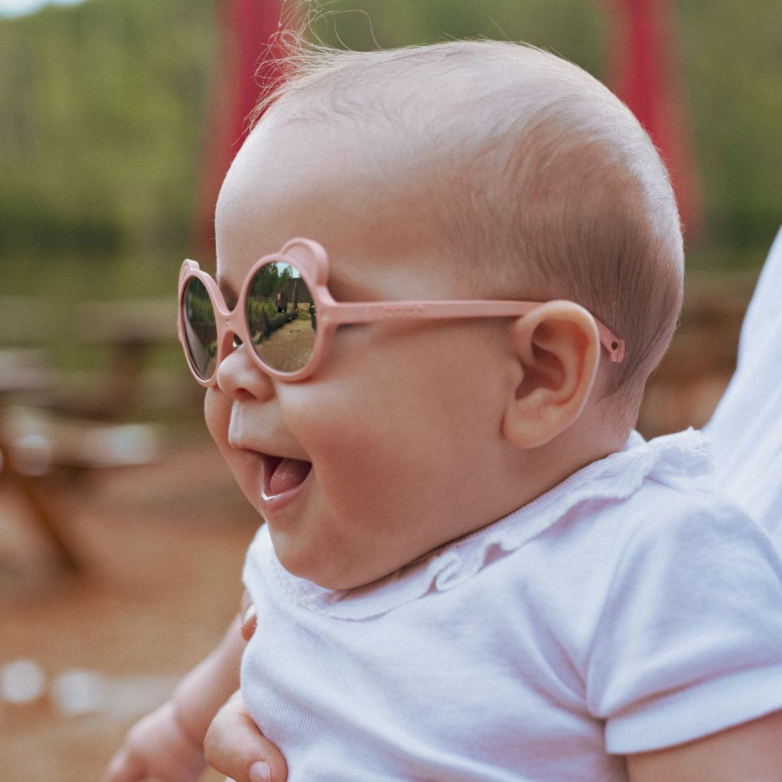 Lunettes de soleil Ourson Rose pêche (12-24 mois) (KI ET LA) - Image 4