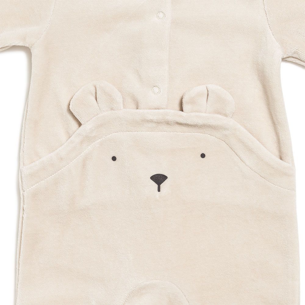 Pyjama bébé en velours (Marèse) - Image 1
