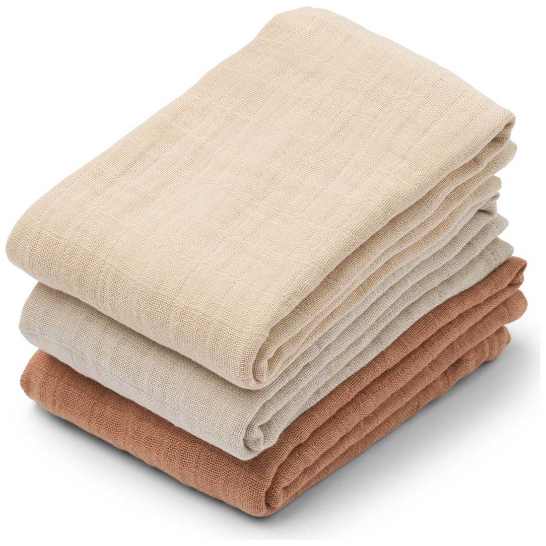 Lot de 3 langes Lewis Tuscany Rose Mix (65 x 65 cm) (Liewood) - Couverture