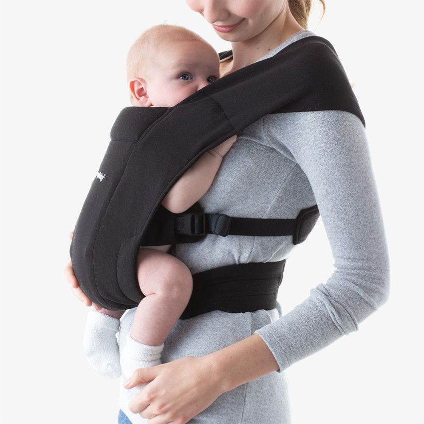 Porte-bébé Embrace - Pure Black - Noir (Ergobaby) - Image 1