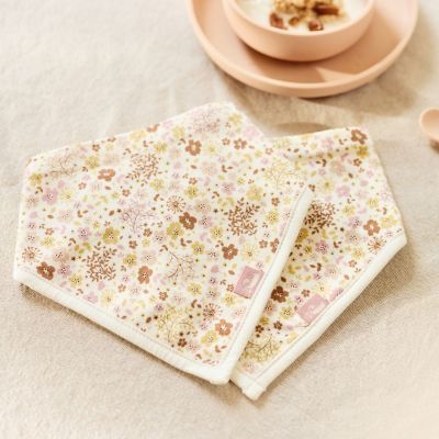 Lot de 2 bavoirs bandana Flower Fairies (Jollein) - Image 2