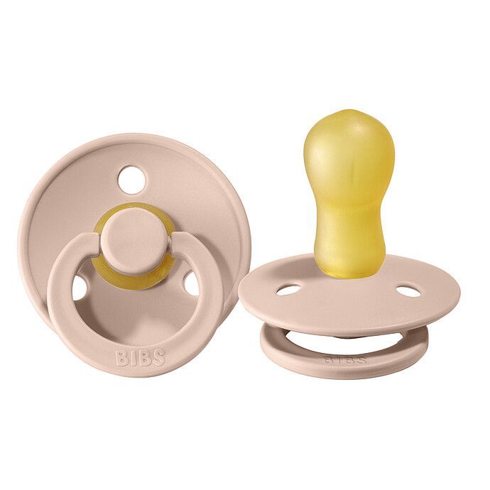 Lot de 2 Sucettes Rondes Colour Woodchuck & Blush - 18 Mois + (Bibs) - Image 2