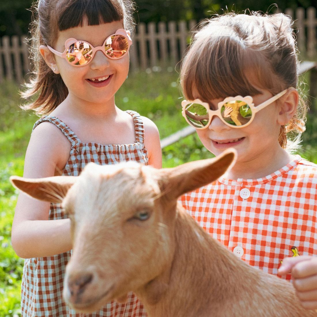 Lunettes de soleil Ourson Rose pêche (12-24 mois) (KI ET LA) - Image 5