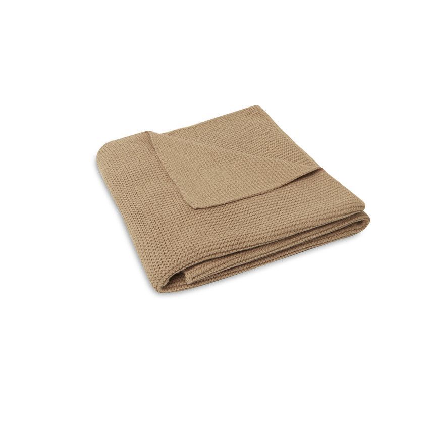 Couverture pour berceau Basic 75x100 cm Knit Biscuit - Marron (Jollein) - Image 2