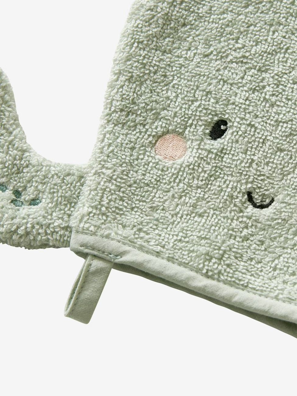 Lot de 2 gants de toilette Animorigolo bleu (Vertbaudet) - Image 2