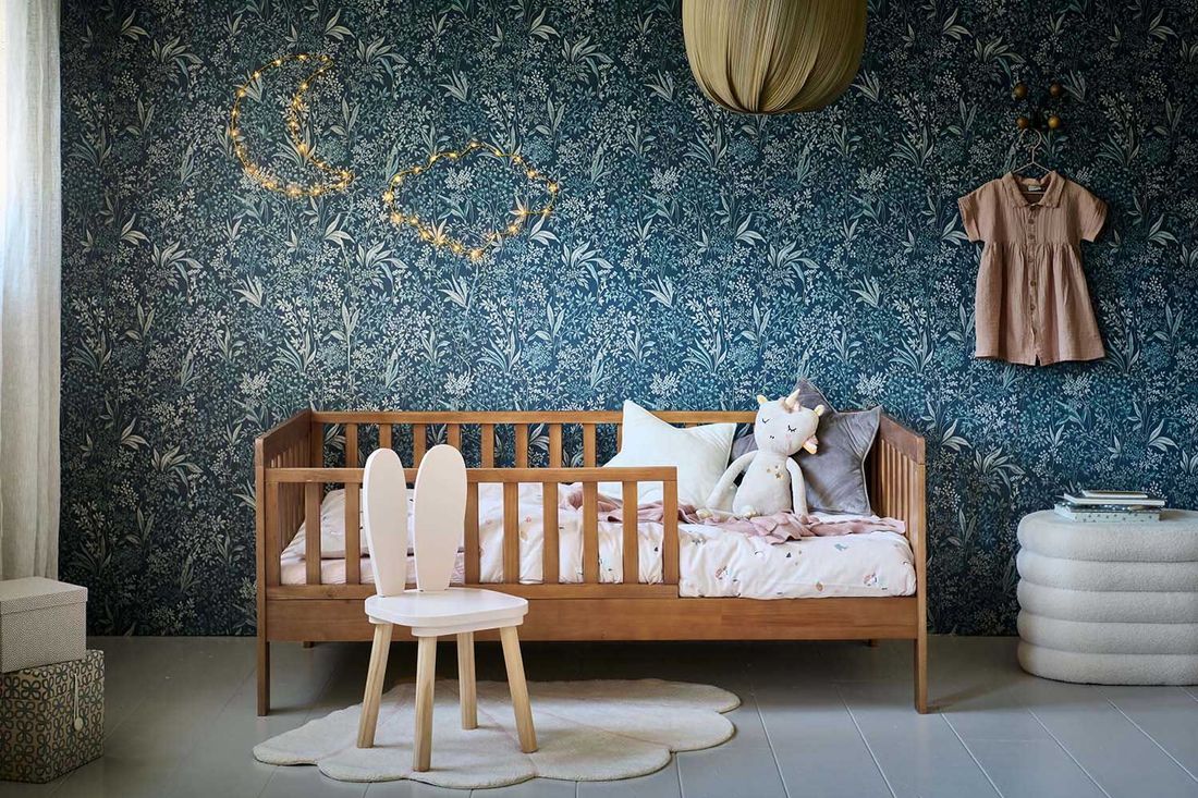 Petite Amélie | Lit enfant Plume | Lit pour tout-petit avec protection antichute | Brun Noyer | 70x140 cm (Petite Amélie) - Image 8