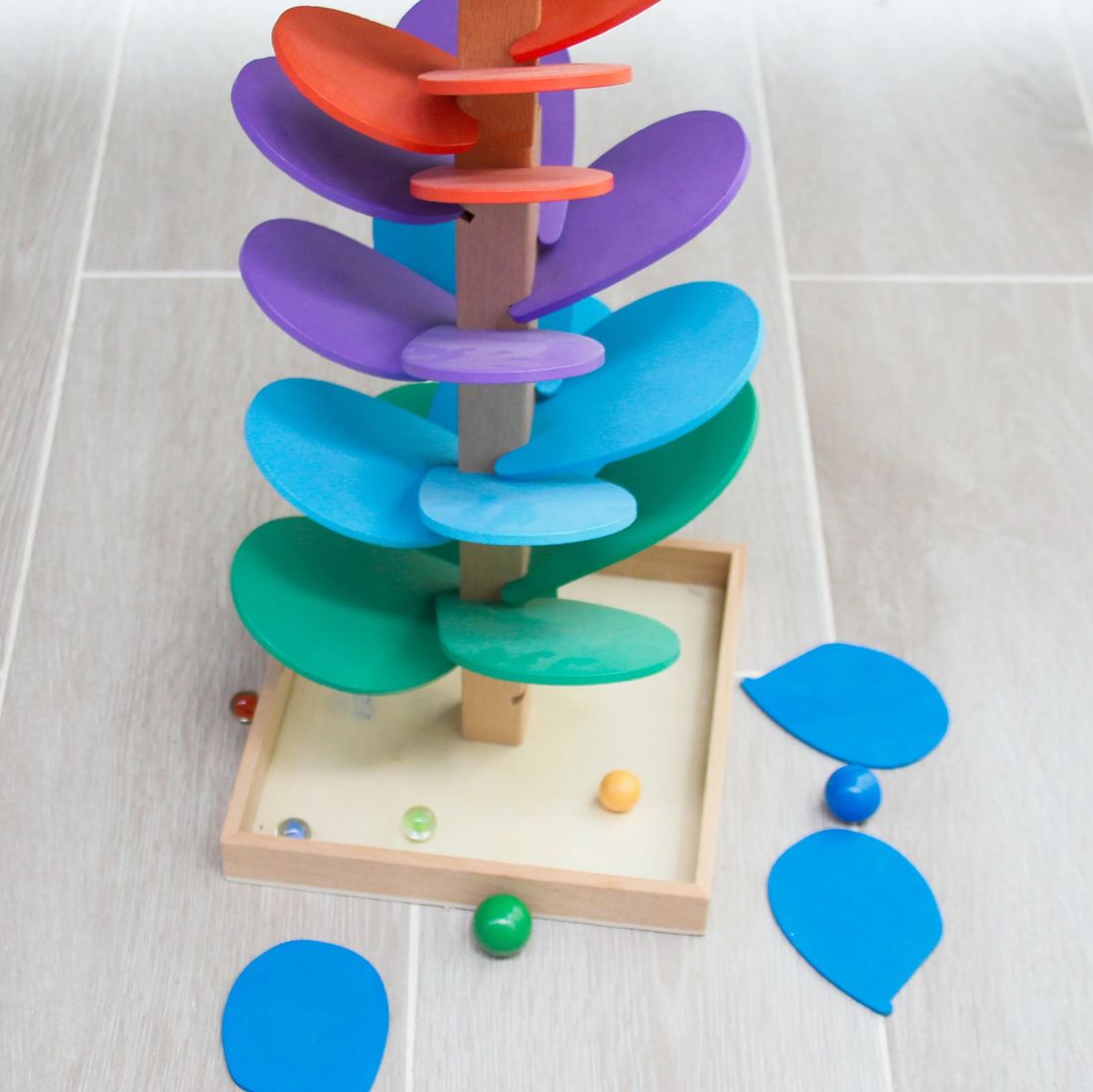 Arbre musical en bois - Arbre montessori 73cm (Mervei) - Image 7