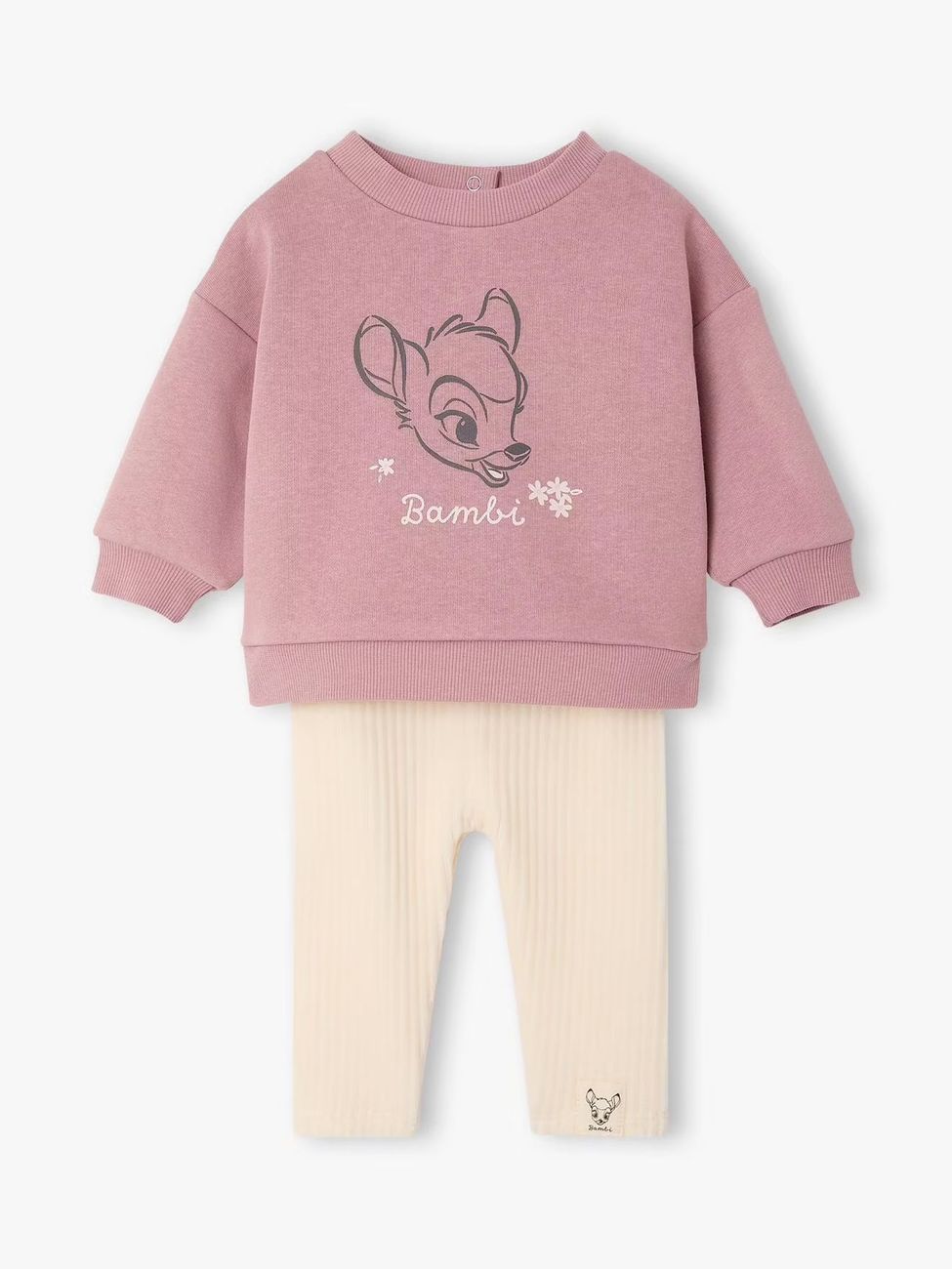Ensemble bébé fille Bambi mauve (Disney Animals) - Image 1