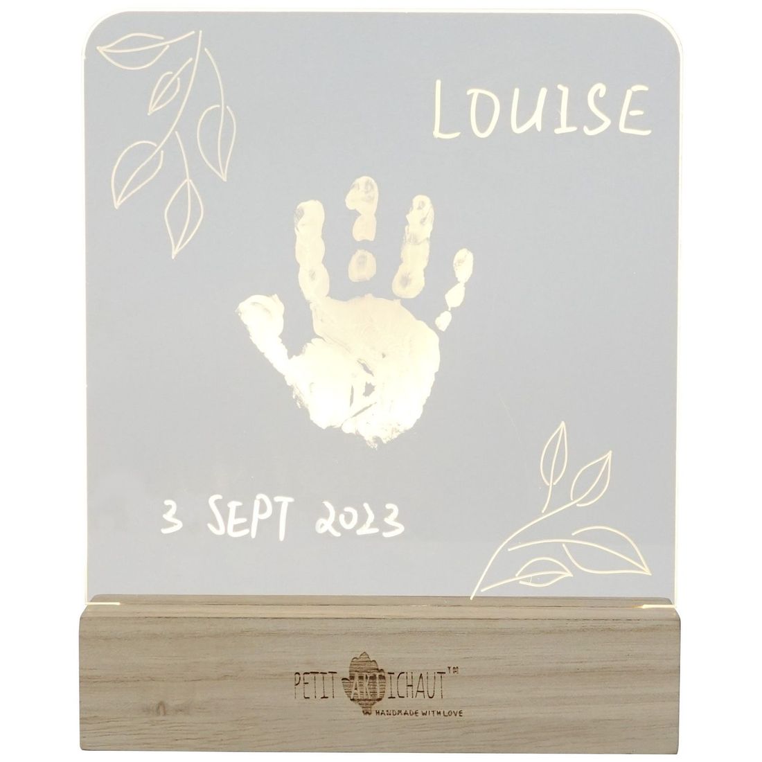 Cadre lumineux à empreintes Olive Tree (18x23 cm) (Petit Artichaut) - Couverture