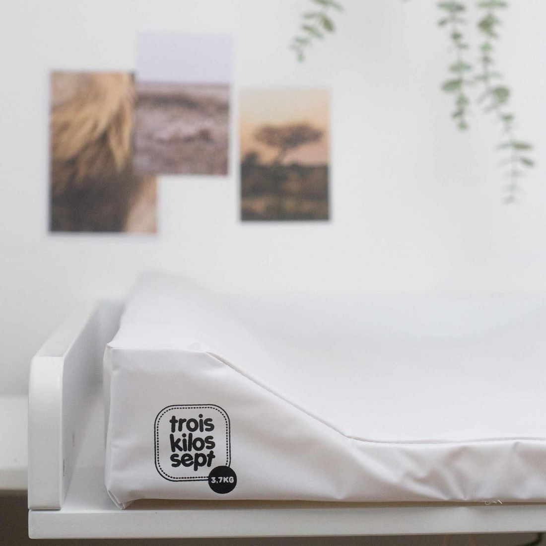 Matelas à langer plastifié Blanc (Trois Kilos Sept) - Image 6