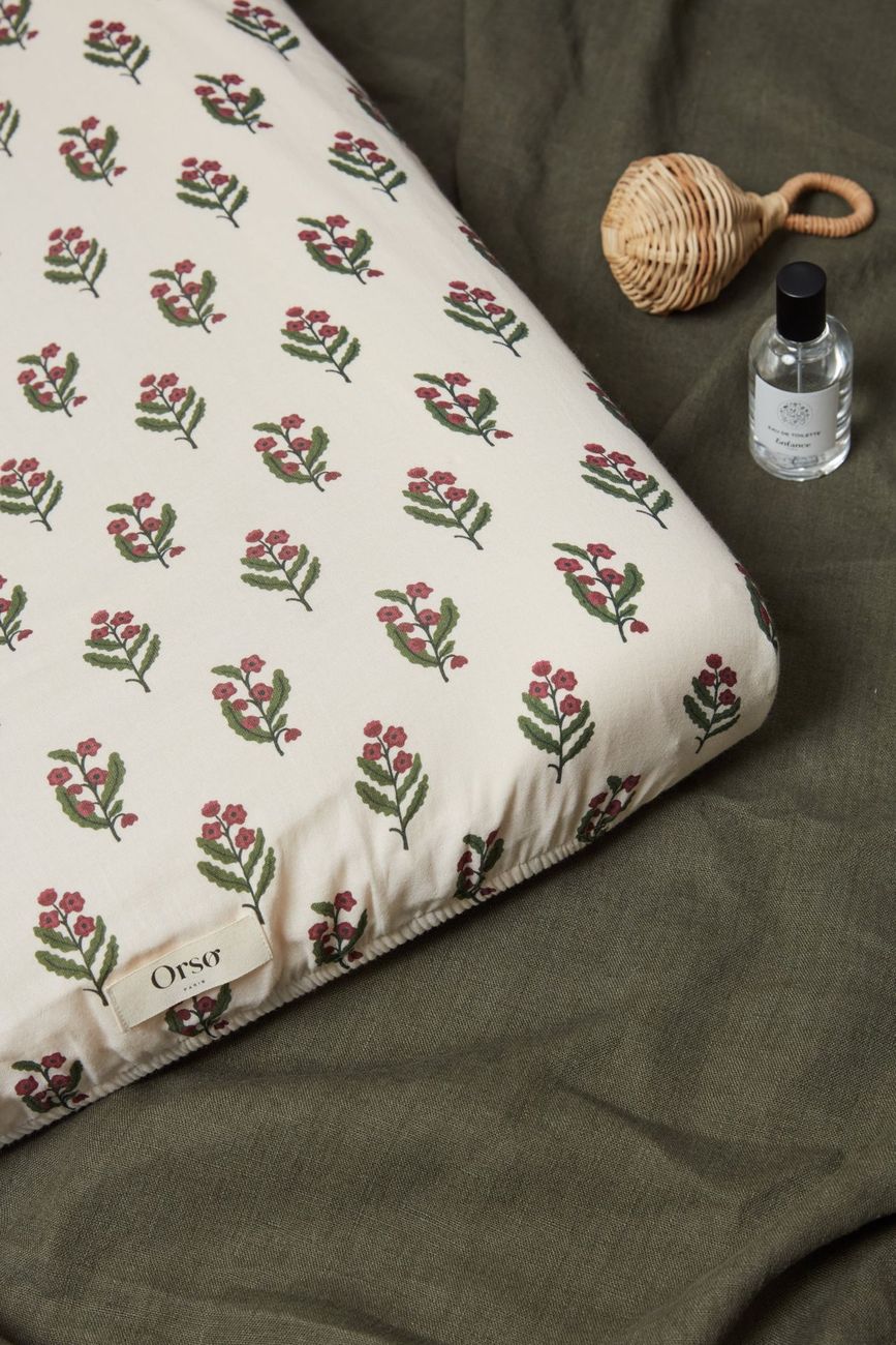Housse matelas à langer Bougainvillier (Orso Paris) - Image 1