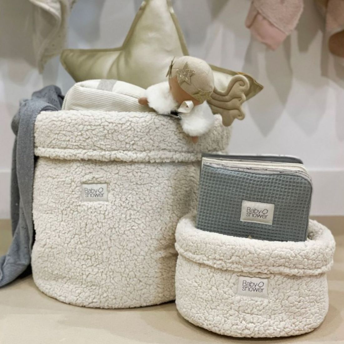 Panier de toilette Mouton (18 cm) (Babyshower) - Image 1